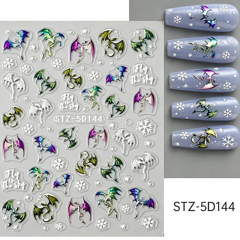 Winter Festival Nail Stickers